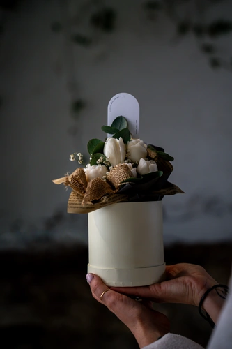 FLOWERBOX so živými kvetmi