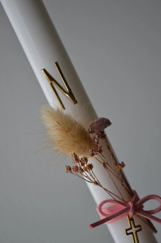 KRSTOVÁ SVIEČKA RUŽOVÁ